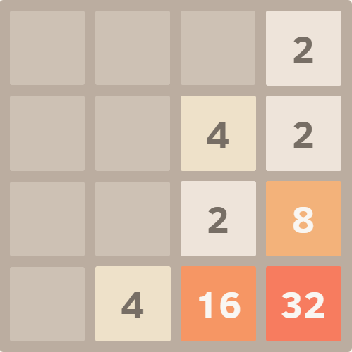 2048 - Jouez à 2048 sur Poki